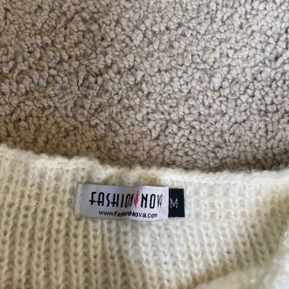 Knit long sleeve crop top - Picture 3 of 3